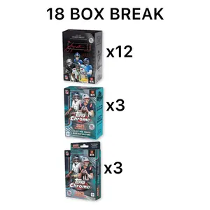 BREAK 52: PICK YOUR TEAM (12) 2025 TOPPS SIGNATURE CLASS BLASTERS (3) 2025 TOPPS CHROME BLASTERS (3) 2025 TOPPS CHROME HANGERS *CHASE AUTOS, SSP’s, & 1/1 SUPERFRACTORS*