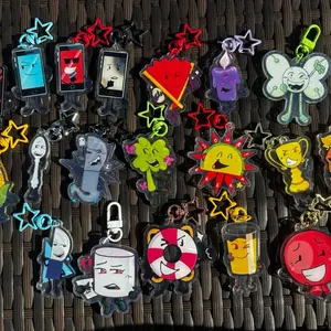 Inanimate Insanity characters acrylic Keychains - object show