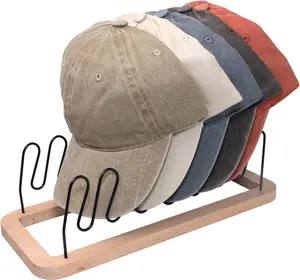 Hat Stand and Organizer for Baseball Caps Hat Rack and Storage Display Shelf for Closets and Bedrooms with Holder Fits Baseball Caps Golf Hats and Flat Bill Hats