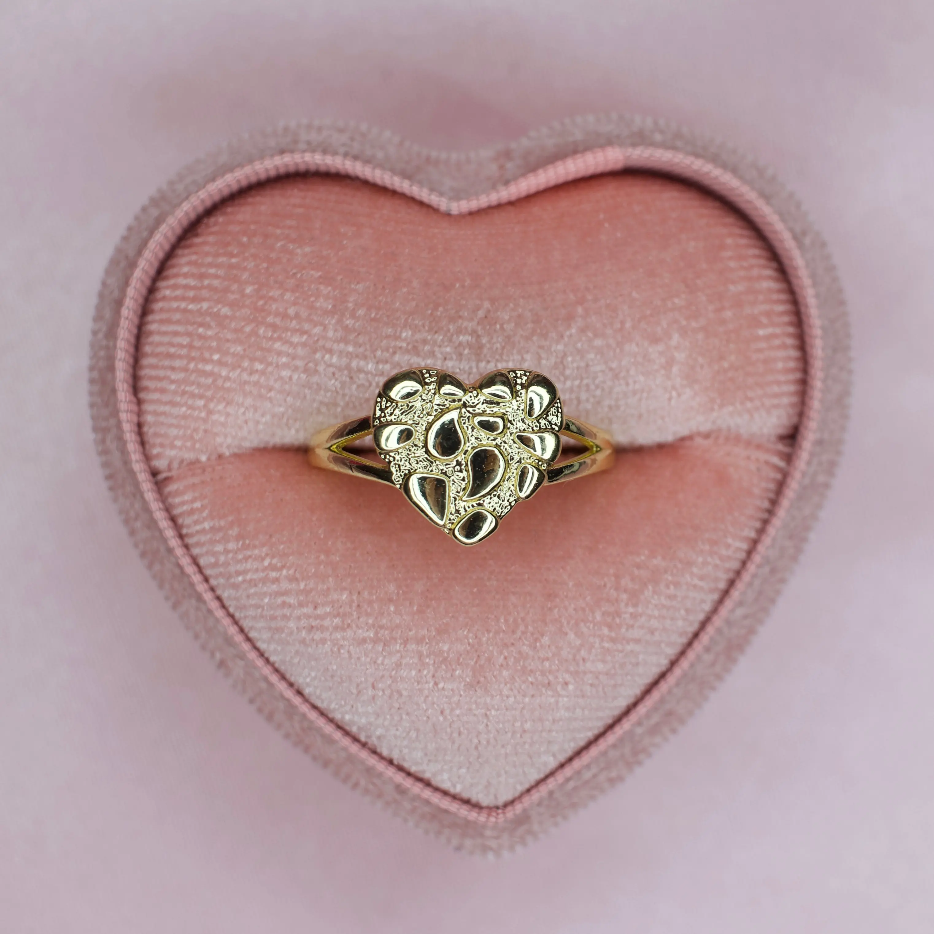Nugget Heart Ring Nugget Heart Ring