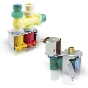 WPW10238100 W10238100 & WPW10341320 W10341320 Refrigerator Water Inlet Valve Replacement W10498992 K-77473 IMV-8100 IMV-1320 K-78032-AM For Whirlpool, Kenmore, KitchenAid, Maytag Refrigerator