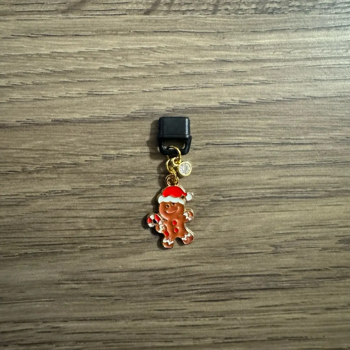 Christmas Gingerbread USB C Dust Plug Charms for Kindle and Book Lovers Gift