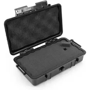 9.5" Waterproof Hard Case with Customizable Foam for Electronics Tools & Accessories - Airtight Silicone Liner Crushproof Impact Resistant Protection