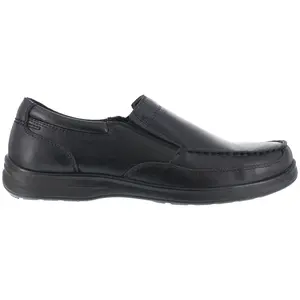Florsheim Mens Wily Slip On Steel Toe  Work/Duty - Black