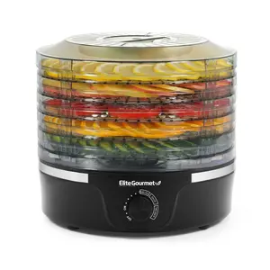 Elite Gourmet Food Dehydrator with 5 Trays Elite Gourmet Food Dehydrator with 5 Trays