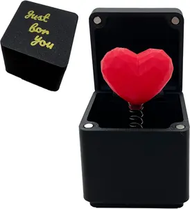 Red Heart Surprise Pop up Gift Box, Christmas Birthday and Valentine's Day Gifts for Classroom