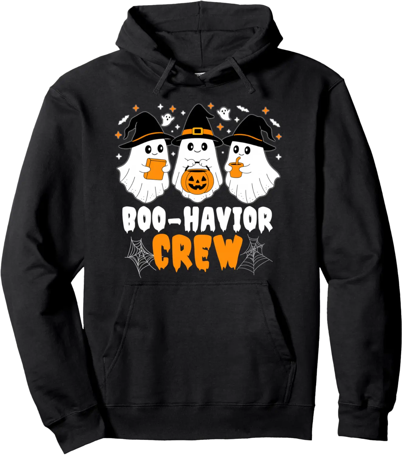 Boo-Havior Crew Behavior Analyst ABA Funny Ghost Halloween Pullover Hoodie - 30B0FQJMRM8G