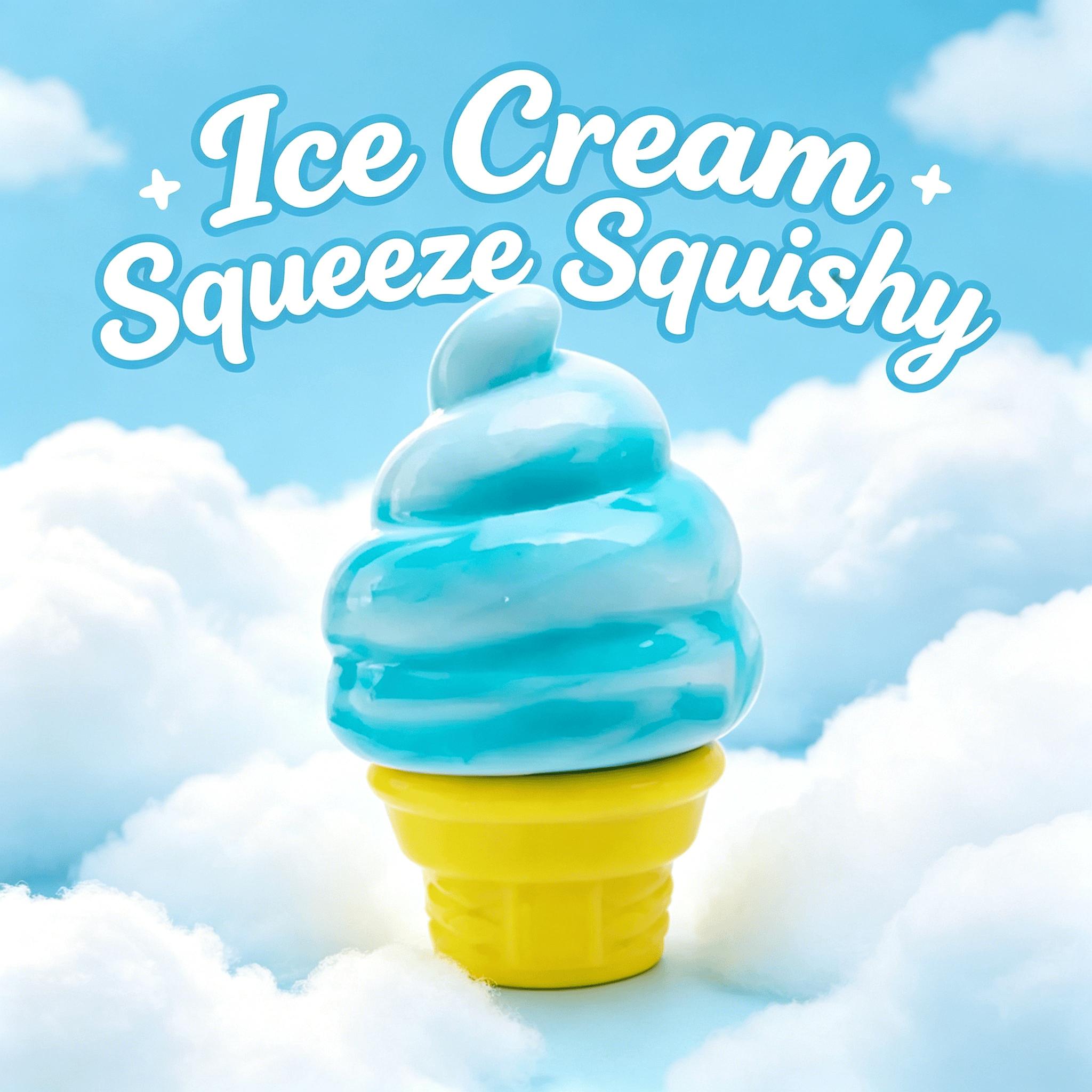 3PCS Ice Cream Squeeze Squishy Set Ultimate Slow Rising ASMR – Sweet Scented Sensory Fidget for Stress Relief & Anxiety Perfect Kawaii Party Favors & Birthday Gifts