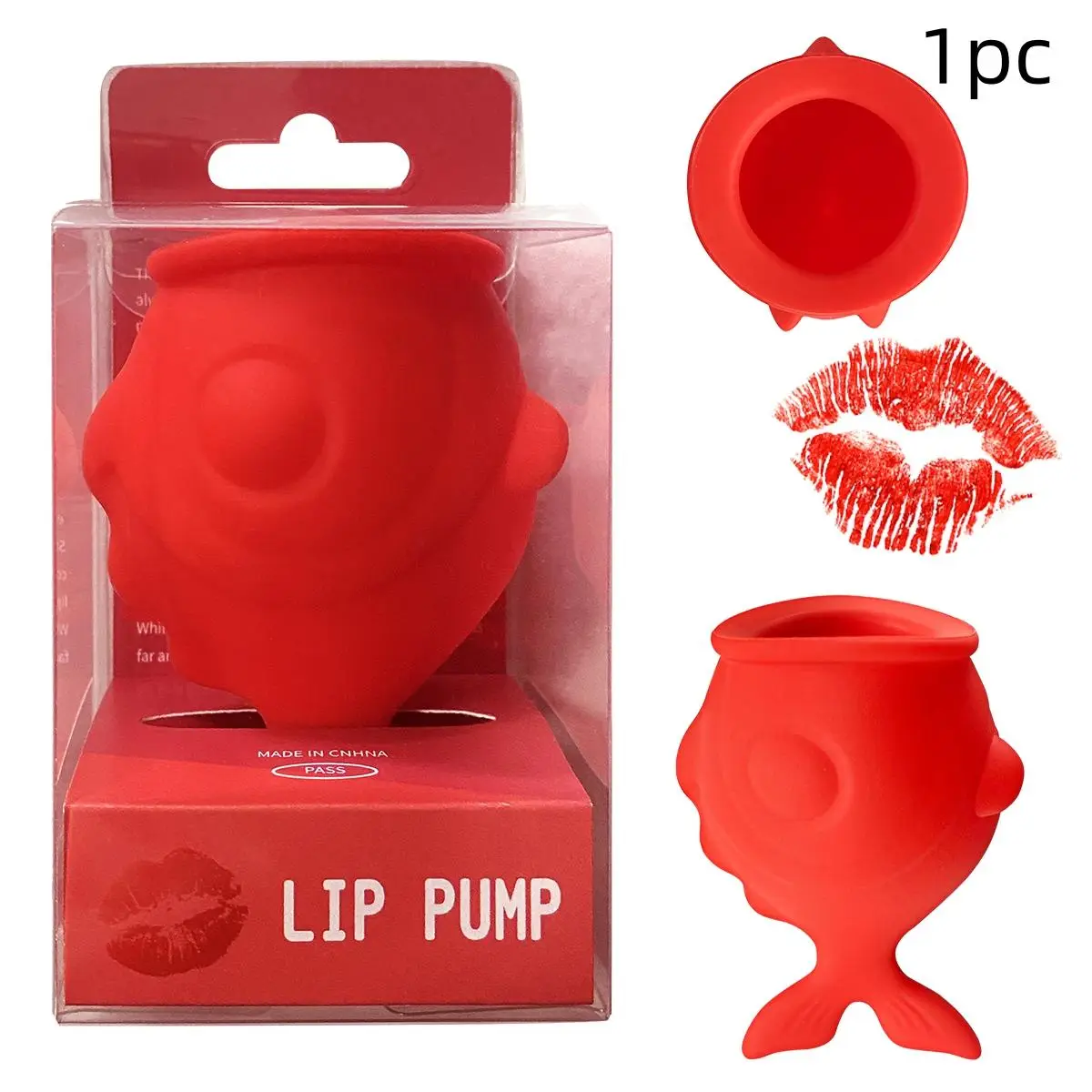 Solid Color Silicone Lip Plumper, Fish Shape Design Soft Lip Pump, Lip Care Tool for Women, Comfort Personal Care Supplies, Lip Muscle Exerciser, Lip