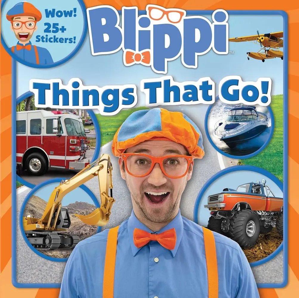 USED Book - Blippi: Things That Go! by Feldman, Thea (Paperback) - english