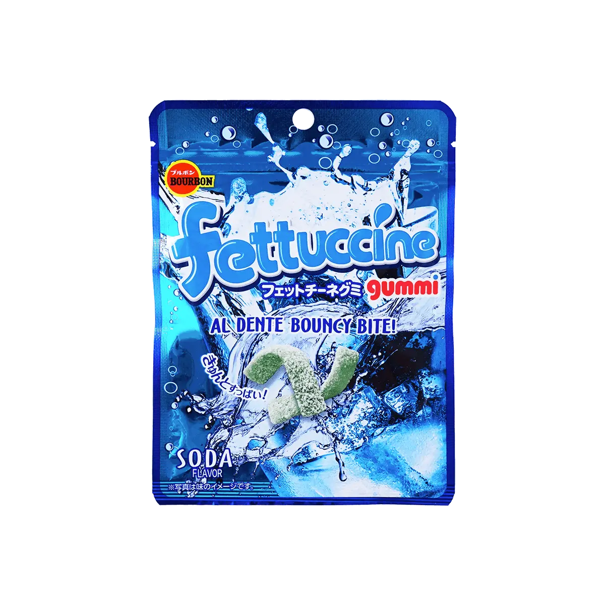 BOURBON Fettuccine Gummy Soda Flavor 50g Snack