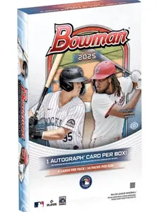 2025 Bowman Baseball Hobby Box (1 Chrome Auto)