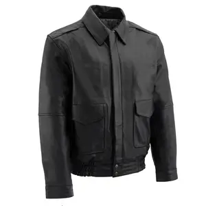 Milwaukee Leather Men's Premium Leather Fashion Casual Jackets SFM