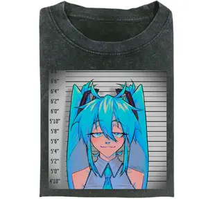 Drunk Miku T-Shirt, Funny Hatsune Miku Meme Tee, Kawaii Party Aesthetic Graphic Tee, Otaku Fan Gift Casual