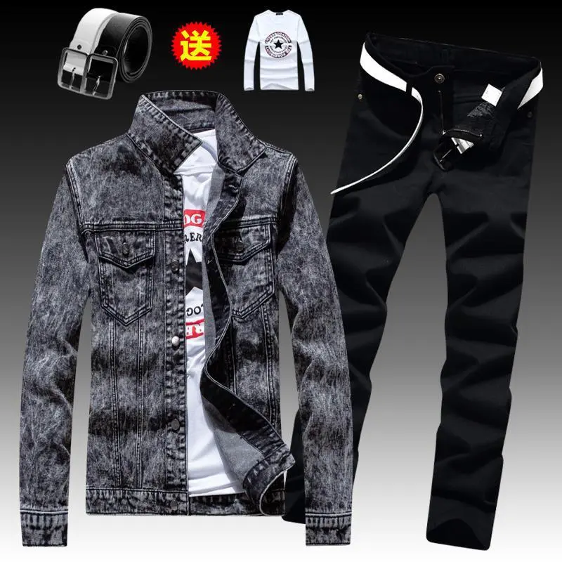 Double button snowflakes/Black pants