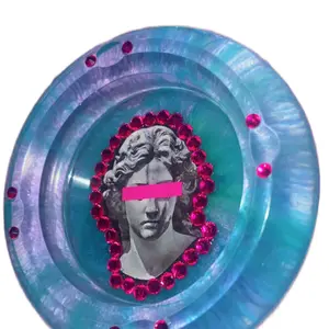 Circle ashtray bling