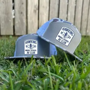 Retro Horror Trucker Hat , Embroidered Vintage Cap, 80s Style Streetwear Snapback, Unisex Gift Gift For Him, Gift For Her