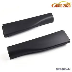 Fit For Ford F250 F350 2010-2016 Pair Flex Step Tailgate Cap Molding Trim Black