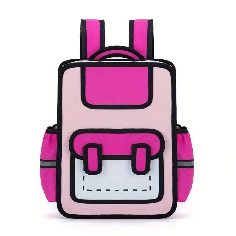 New and cute anime backpacks for Teenager, creative backpacks, 2D backpacks, unique travel bags, casual style, and satisfactory festival gifts