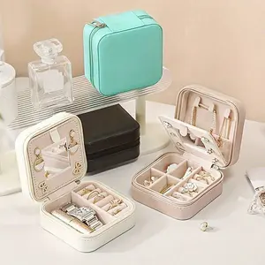 Personalized Jewelry Box, Travel Jewellery Storage, Perfect Gift for Weddings and Birthdays, Best Choice for Grandma/mom, Mother's Day Present, Jewelry Organizer, Earring Box