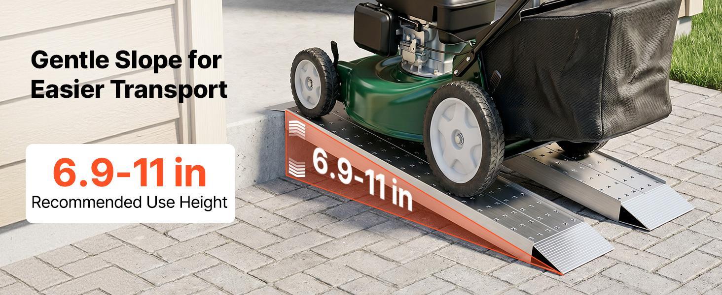 VEVOR Aluminum Trailer Ramps, 2PCS 39 x 12 in, Heavy-Duty ATV Ramp Set with Anti-Slip Plates, 3000LBS Combined Capacity Loading Ramps for Motorcycles, Lawn Mowers, Farm Tractors, Carts VEVOR Aluminum Trailer Ramps, 2PCS 39 x 12 in, Heavy-Duty ATV Ramp Set with Anti-Slip Plates, 3000LBS Combined Capacity Loading Ramps for Motorcycles, Lawn Mowers, Farm Tractors, Carts