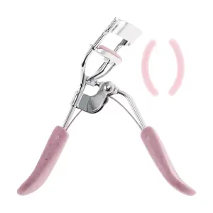 VOCOSTE 1pc Women's Durable Eyelash Curler for Beauty Parlor Business Travel Pink