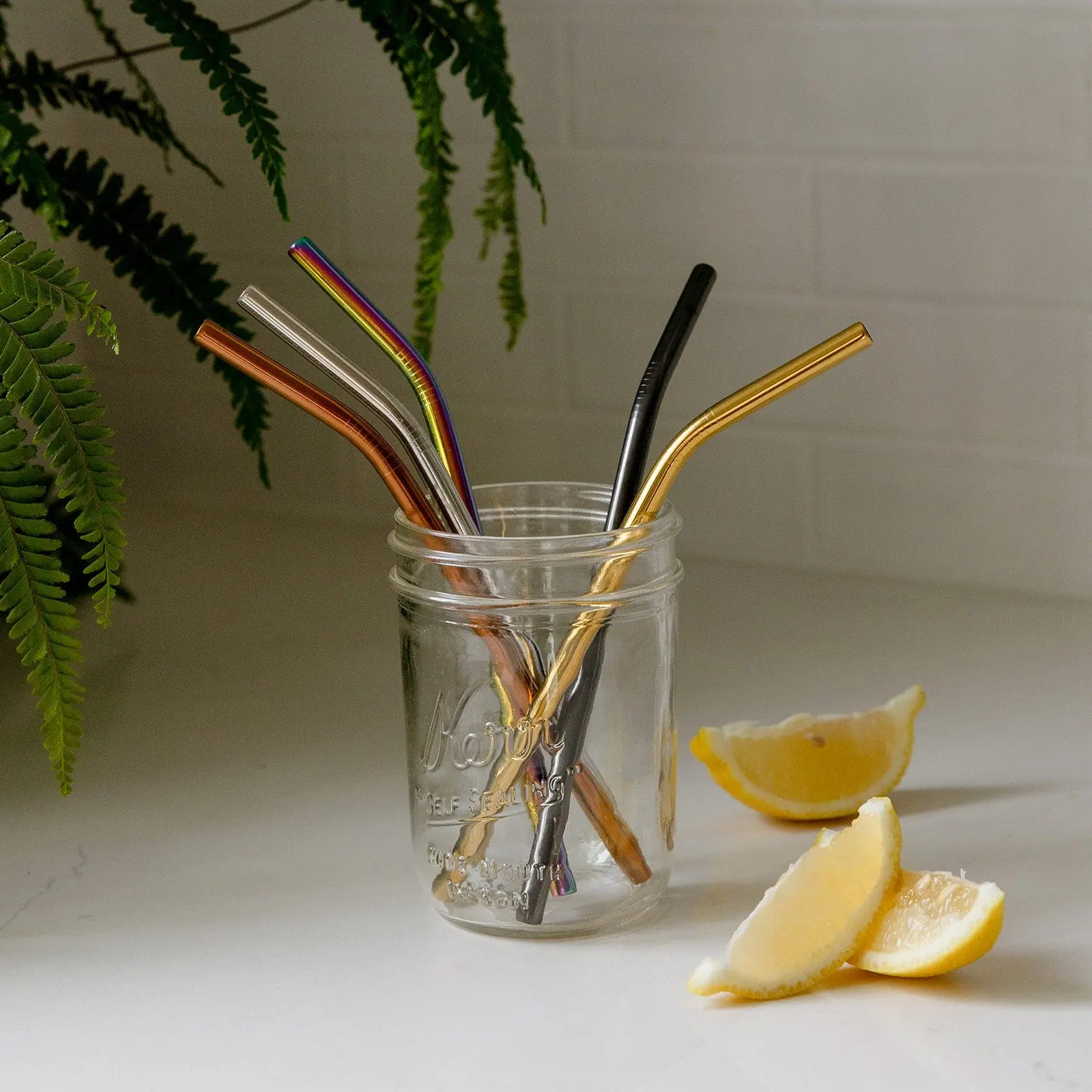 Stainless Steel Straw - Straight, Bent, or Boba Style Stainless Steel Straw - Straight, Bent, or Boba Style