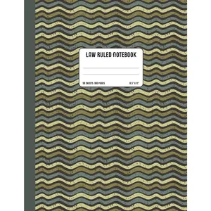 Law Ruled Notebook: College Ruled Composition Book with Wide Margin (3" from the left  of the paper) Soft Cover Letter Size 8.5" x 11" (21.59 x 27.94 cm) 50 Sheets/100 Pages for Taking Notes - Paperback