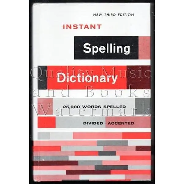 USED-Instant Spelling Dictionary by Margaret M. Dougherty (1967-12-24) by M.A. Donald O. Bolander Margaret M. Dougherty (Hardcover)