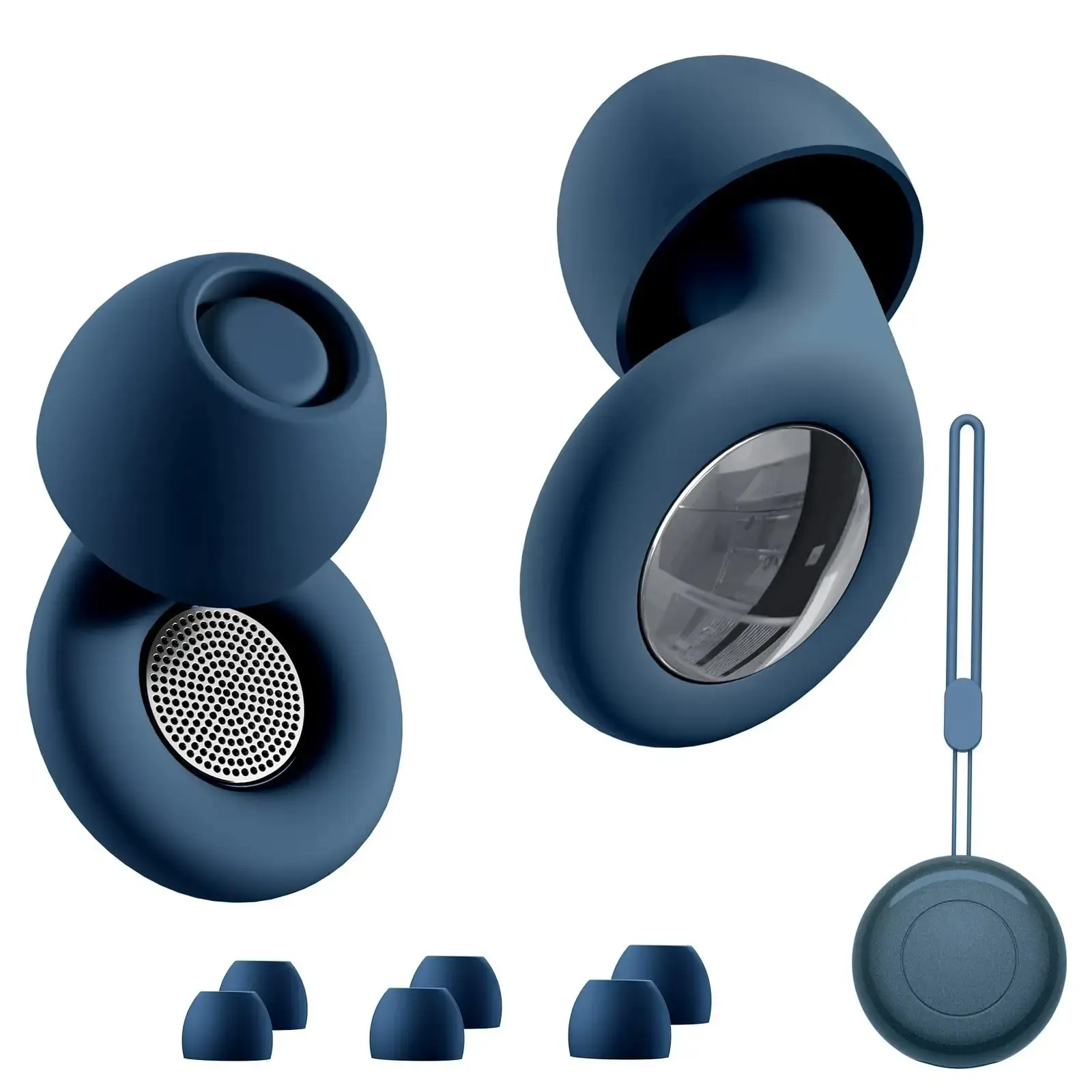 Eayburst Reusable Silicone Ear Plugs, Noise Cancelling Ear Protection for Sleeping Concerts Travel Studying Focus, Apartment Friendly Dorm Use Sleep Accessories