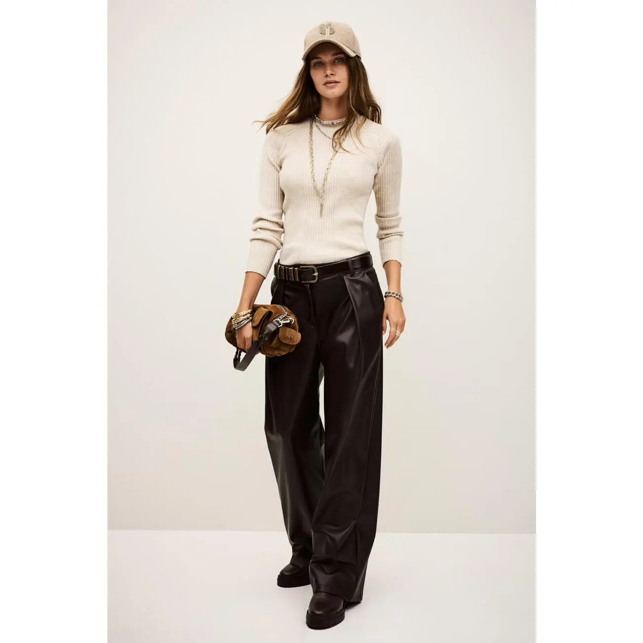 ba&sh Banny Jumper in Beige