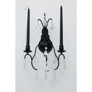 Crystal Wall Sconce Candelabra | Handcrafted Wall Lighting