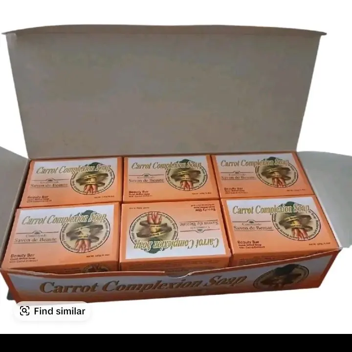 carrot Complexion Soap Pack of 12 - Body Care for Skin Repair Body Wash