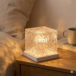 16-Color Remote Aurora Projection Night Light, Aurora Projector Lamp, USB-Powered Crystal Lamp for Living Room & Bedroom, Energy-Efficient Low-Heat Eye-Care Gift for Birthday Holiday Decoration