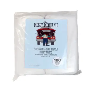 Messy Mechanic Shop Towels: 12 x 14, Color & Pack Size Options