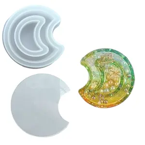 Crescent Moon Shaker Mold with Fitted Shaker Film