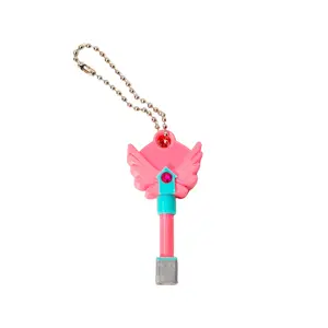 3D Printed Squid Game Keychain Set, 3-Piece Keychain Accessories for Bags Clothes and Phones, Ideal Party Game Necklace Props