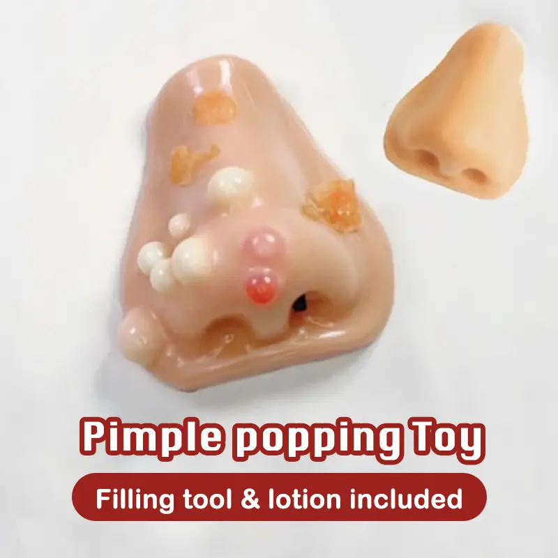 Pimple Popping Water Spray Game Nose - A fun family toy suitable for children and adults, a disgusting and wacky gift for parties, Halloween, and Chr