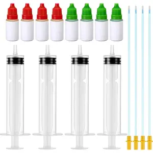 16 count Pool Leak Detection Dye Kit Plastic  with Soft Tubes Pool Leak Location Dye for  Pool, , Hot Tub Types