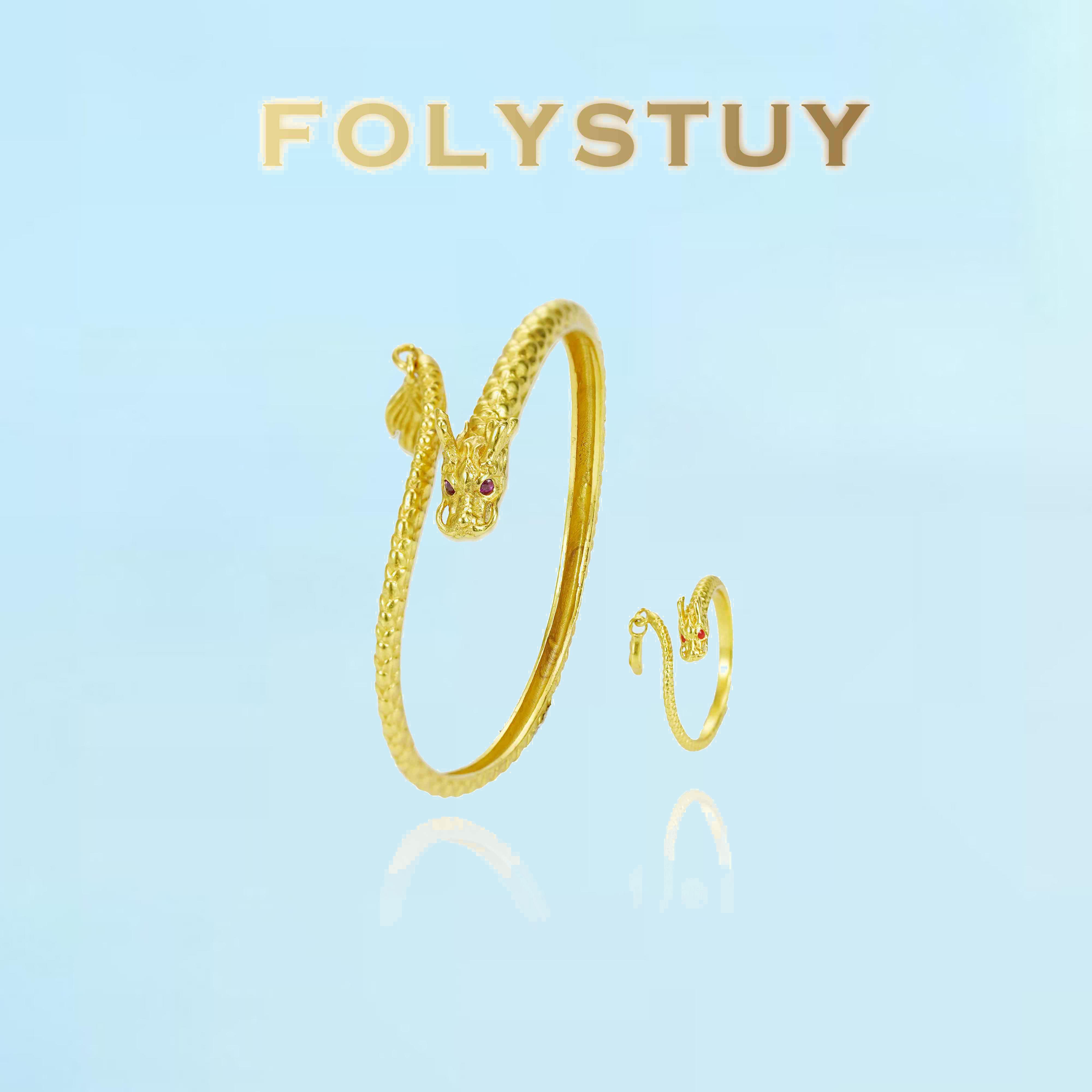 [FOLYSTUY (YNT01/YNT02/YNT03/YNT04/YNT05/YNT06)]Classic style fashion Bangles