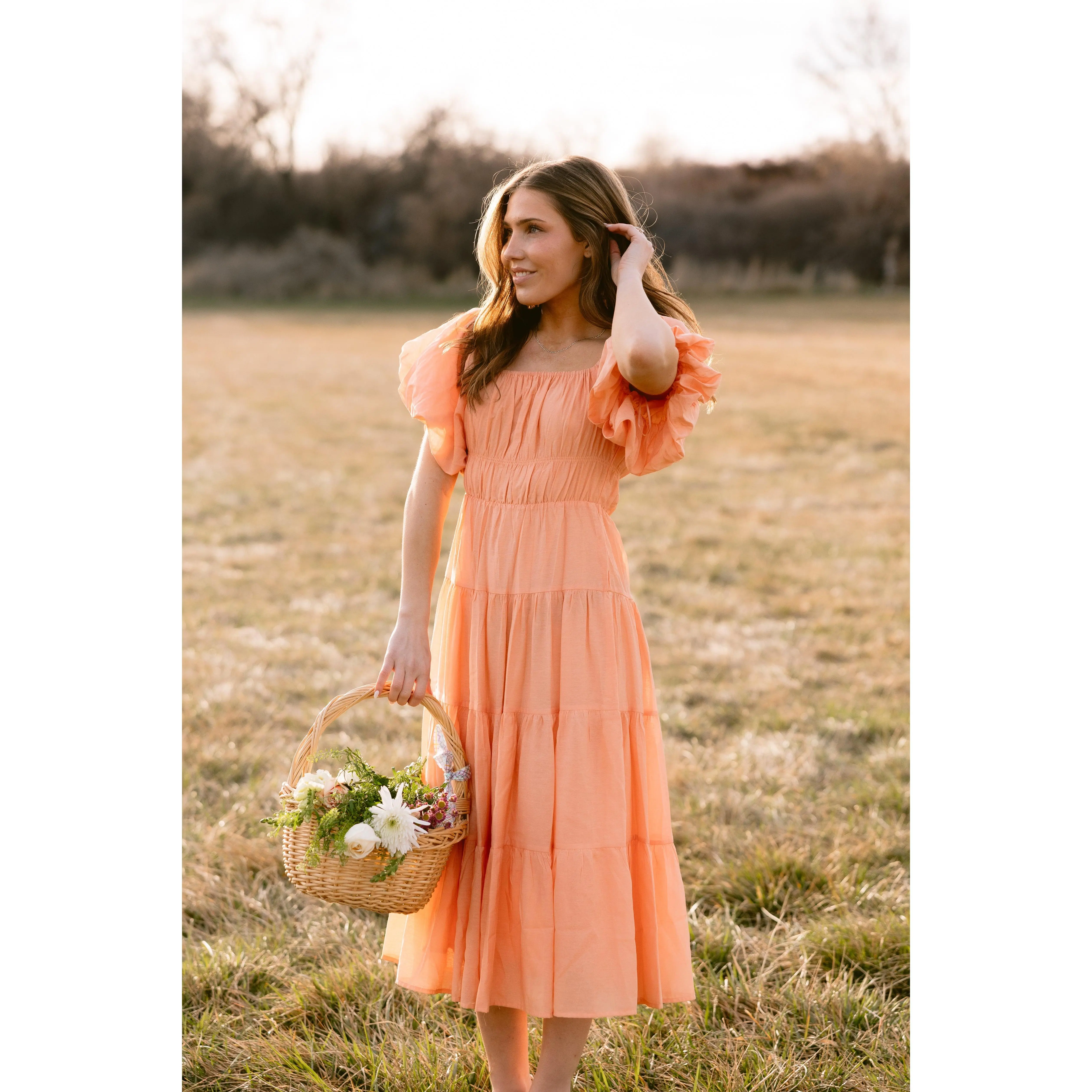 Peach City Dress