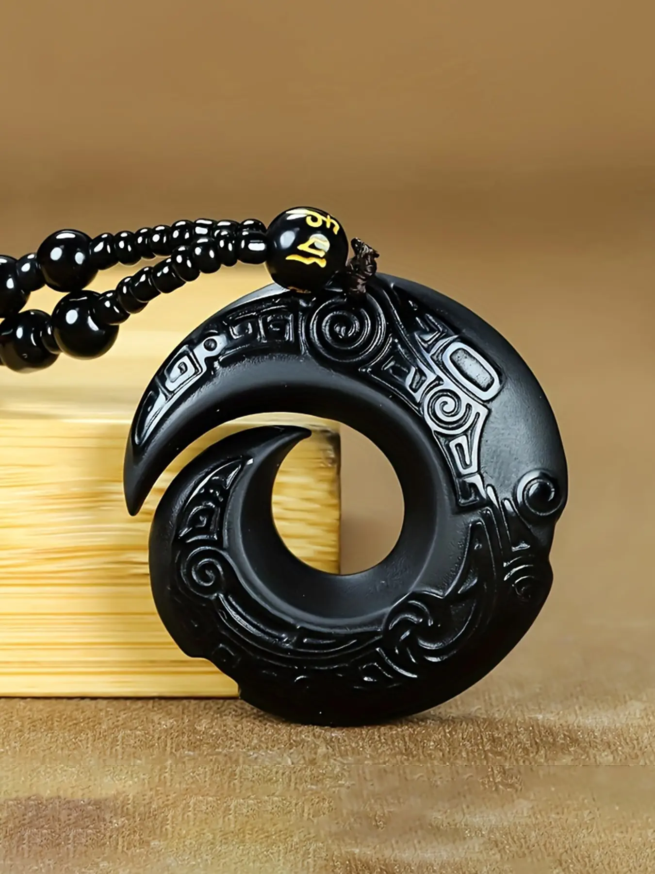 Obsidian Pendant Charms Necklace, Unisex Lucky Charm Jewelry, Trendy Charms Necklace, Casual Style Necklaces, Casual Fashion Accessory, Durable Fashion Accessory, Perfect Holiday Gift for All Seasons, Fashionable Jewelry Accessories, Birthday Gift Jewelry