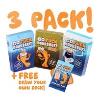 Four card sets - 3 games