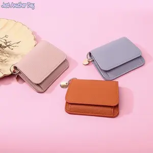 Women's Elegant Minimalist Short Slim Wallet All-match Trendy Mini 3 Bifold Purse RFID Blocking Card Holder Money Clip ID Window Compact Coin Purse Ideal Gift