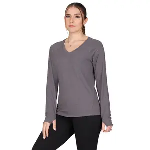 Plus Size Long Sleeve Active Top