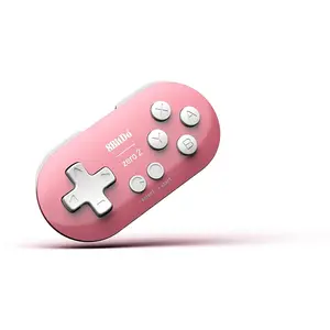 8Bitdo Zero 2 Bluetooth Wireless Gamepad Keychain Sized Mini Controller - Pink
