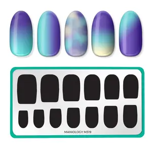 Color Block (M319) - Nail Stamping Plate Color Block (M319) - Nail Stamping Plate