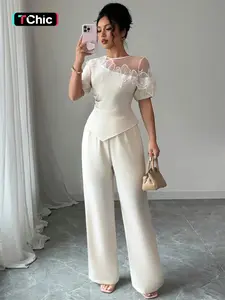 Women's Autumn Winter Casual Dress, Long Sleeve Round Neck Fitted A-Line Midi Dress, Elegant Plain Pattern, Perfect for Daily Wear