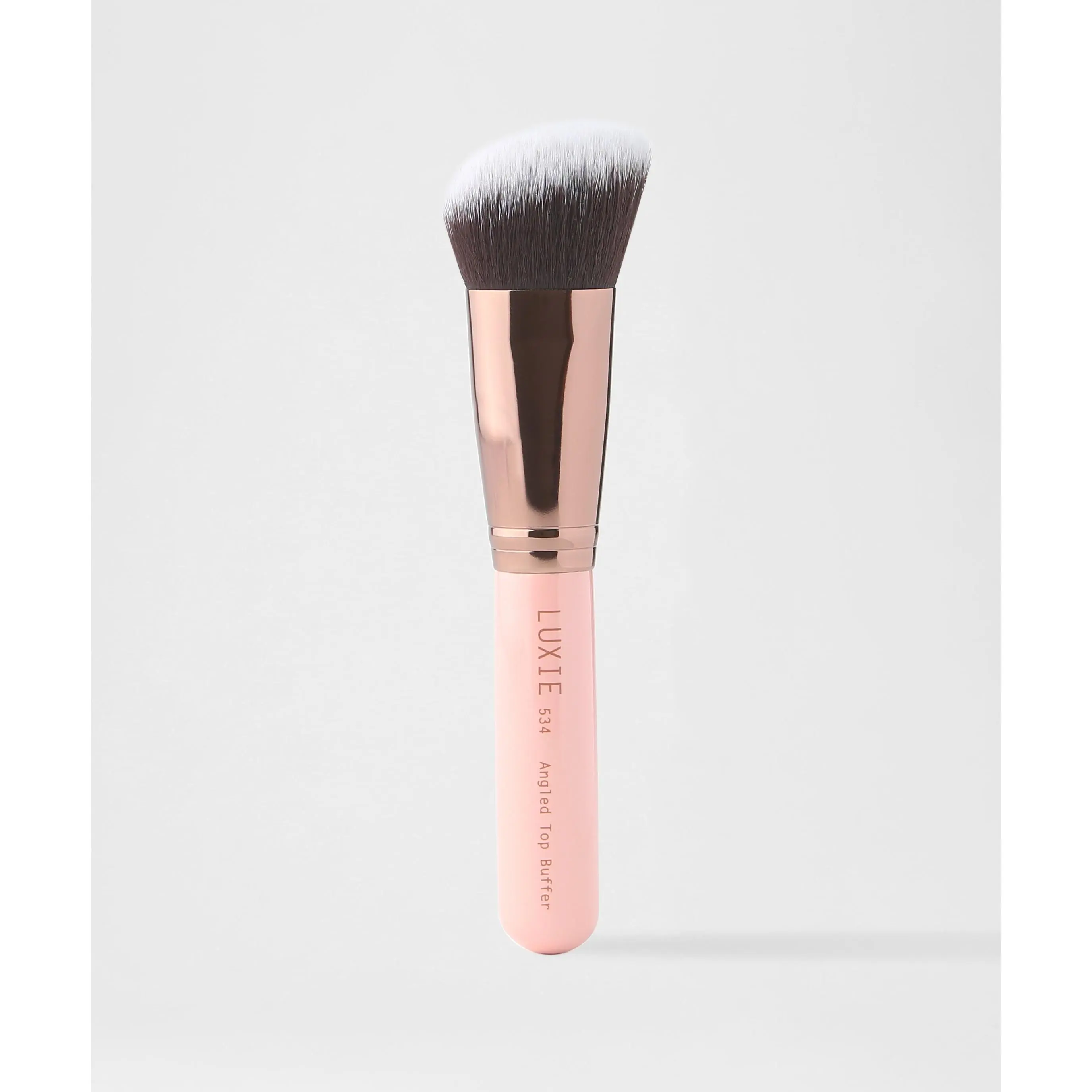 LUXIE 534 Makeup Brush - Angled Top Buffer Brush - Rose Gold