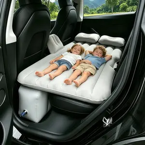 Car-Specific Inflatable Mattress with Free Air Pump and Support Pillows, Lightweight Portable Air Bed for Road Trip Camping Backyard Picnic